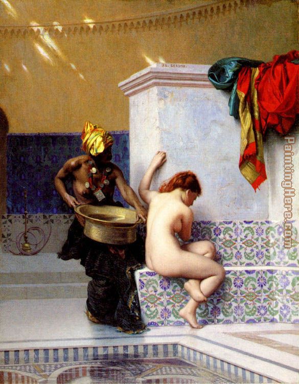 Turkish Bath or Moorish Bath painting - Jean-Leon Gerome Turkish Bath or Moorish Bath art painting